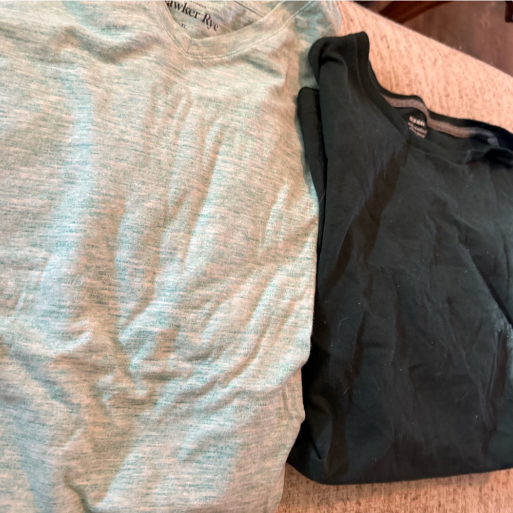 Mint and forest green T-Shirts (2) XL